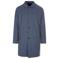 Kired By Kiton Blue/Black Reversible Coat