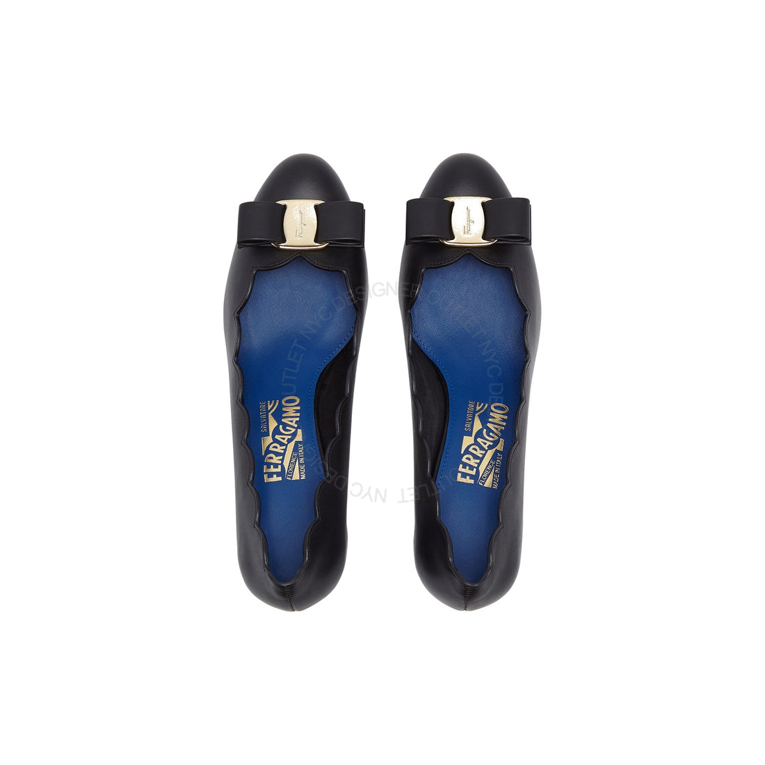 Ferragamo Carla Shell Pumps