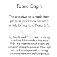 Swarovski Loro Piana Wool Tie