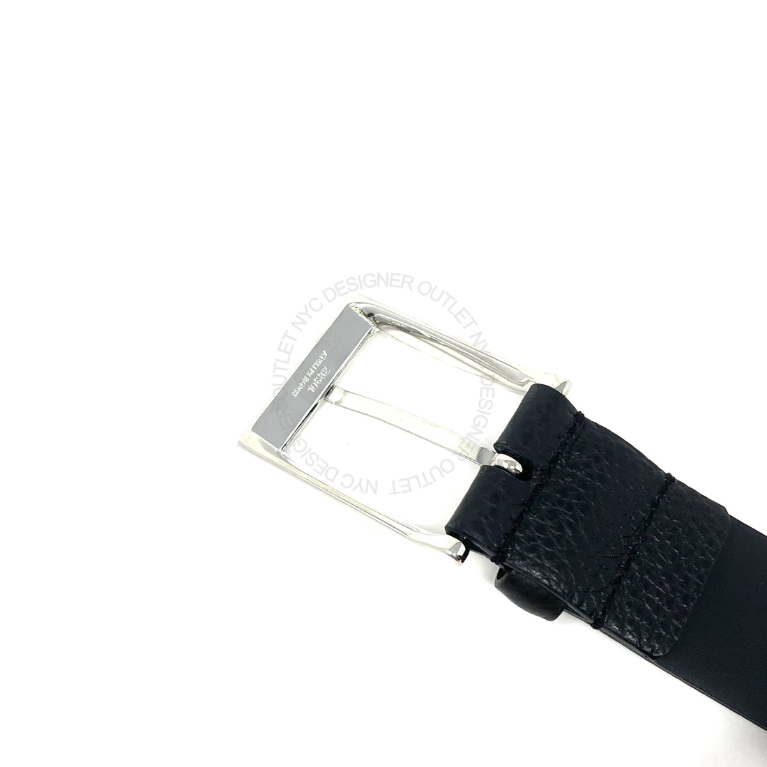 A. Testoni Mens Leather Belt