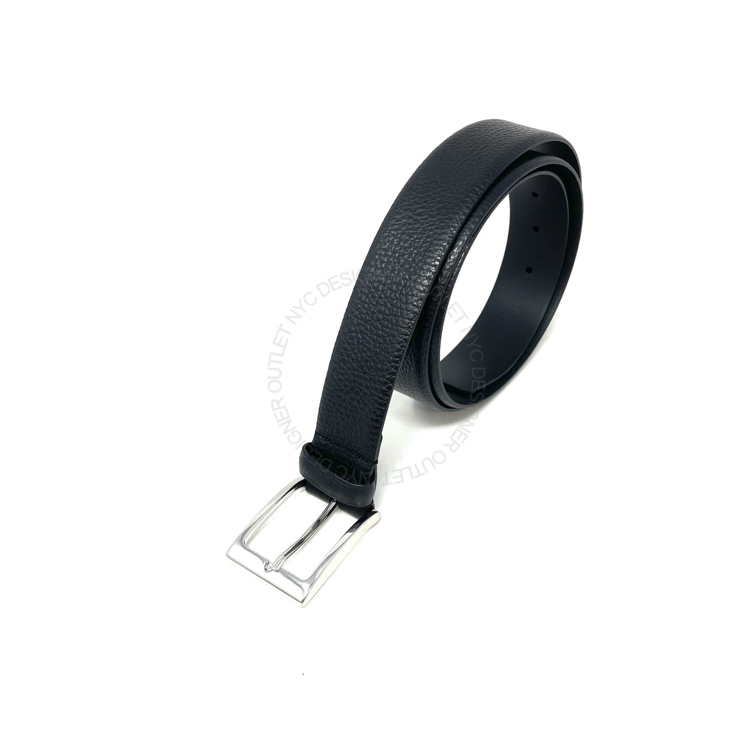 A. Testoni Mens Leather Belt