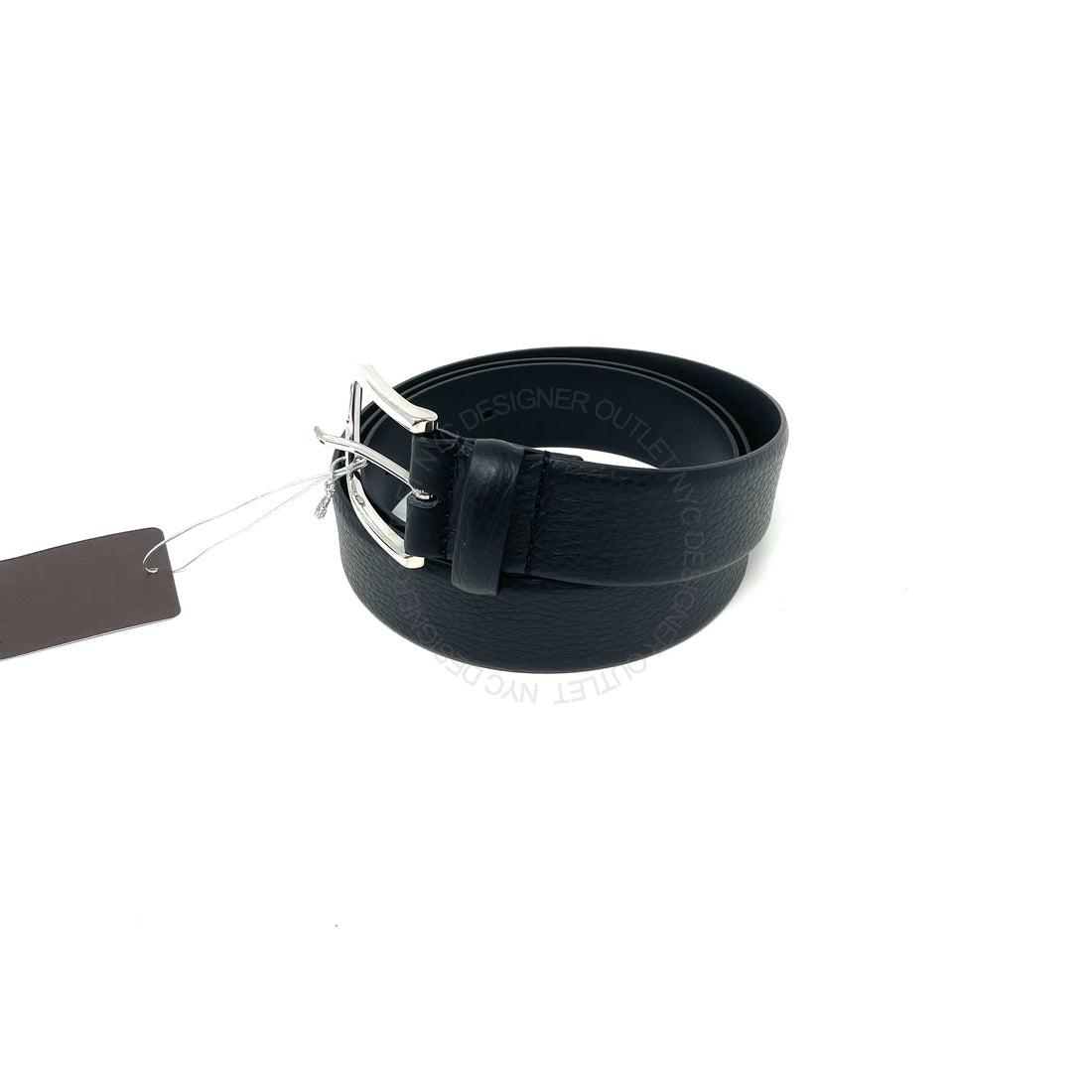 A. Testoni Mens Leather Belt