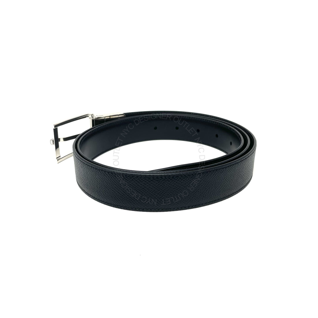 Dunhill Black Leather Reversible Belt