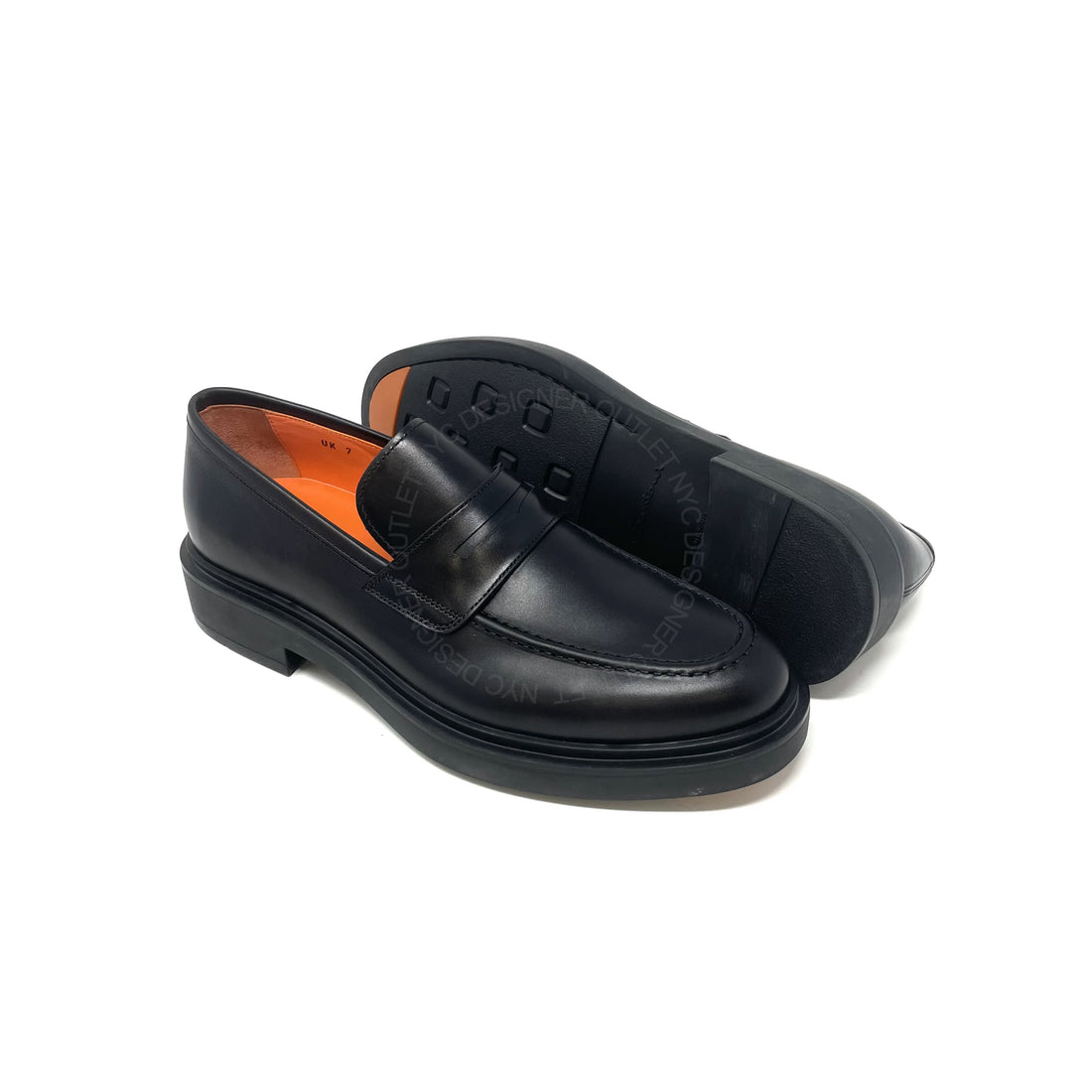 Santoni Mens Penny Loafers