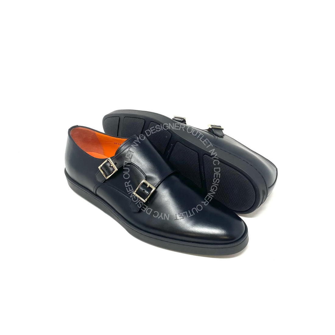 Santoni Mens Monk Strap
