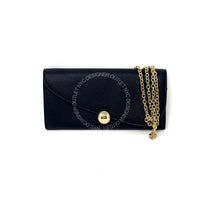 Ferragamo Leather Clutch w Strap