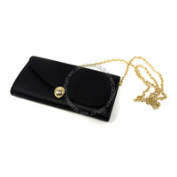 Ferragamo Leather Clutch w Strap