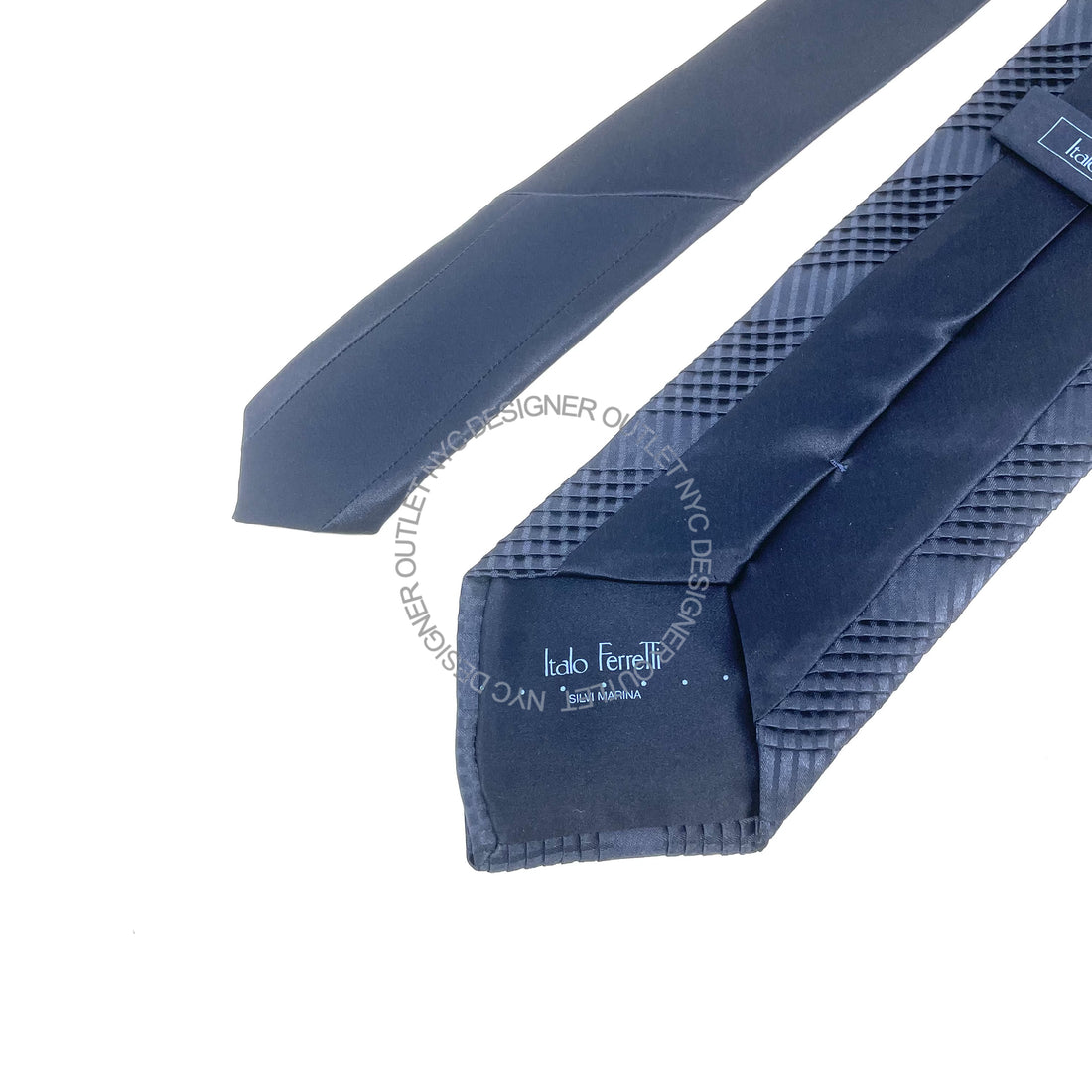 Pleated Italo Ferretti Silk Tie