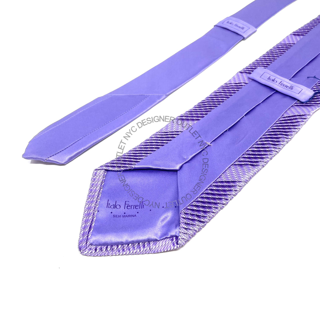 Pleated Italo Ferretti Silk Tie