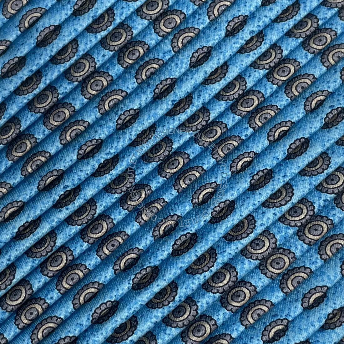 Pleated Italo Ferretti Silk Tie