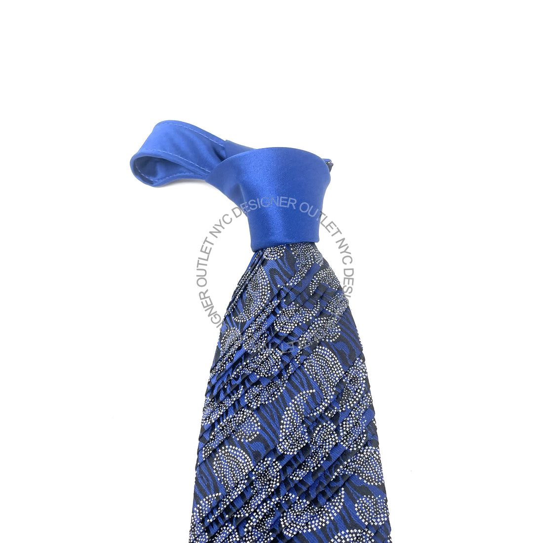 Pleated Italo Ferretti Silk Tie