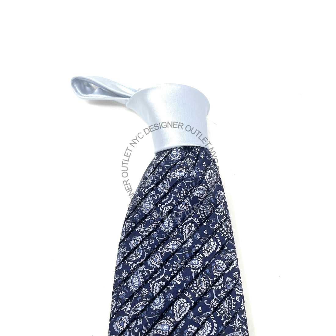 Pleated Italo Ferretti Silk Tie