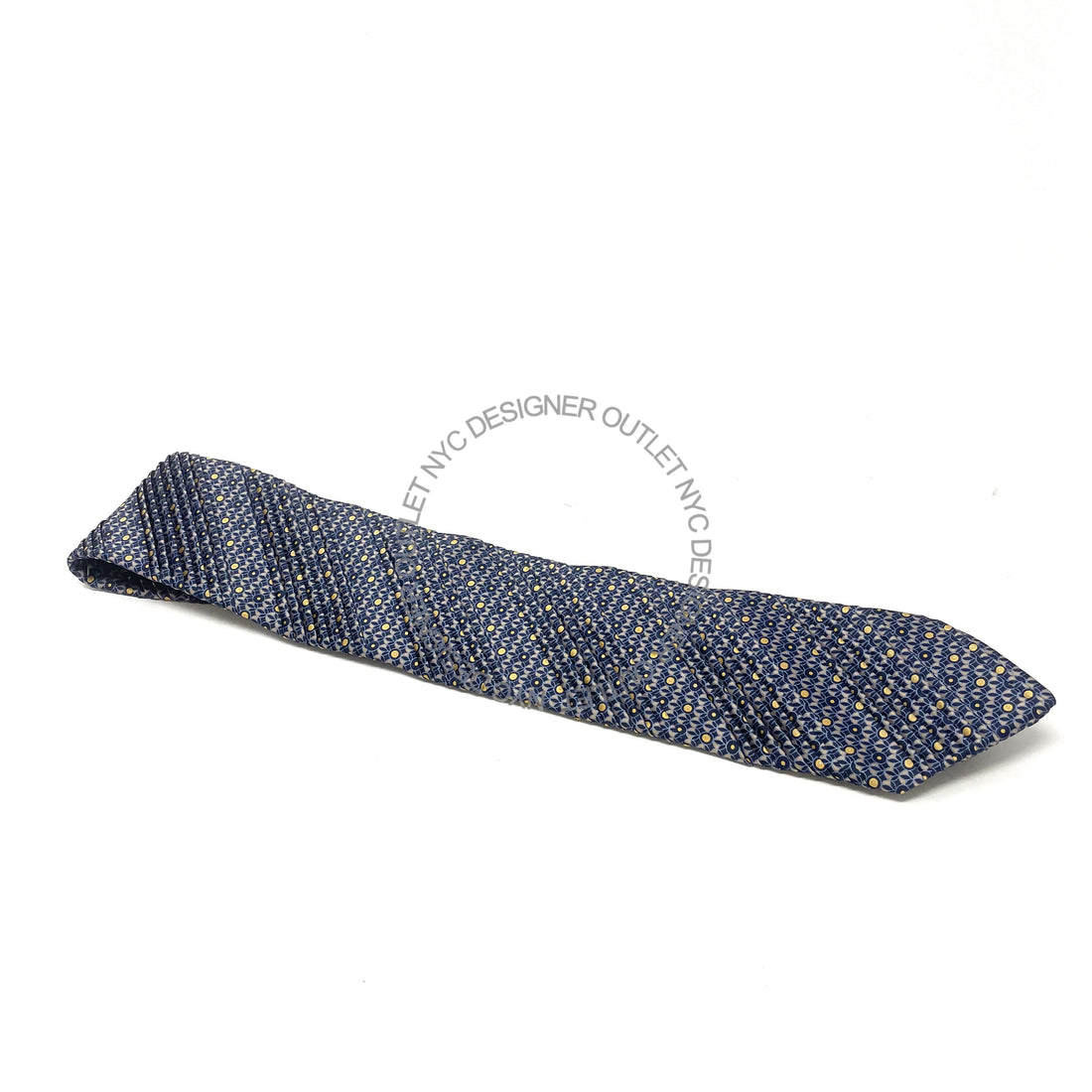 Pleated Italo Ferretti Silk Tie