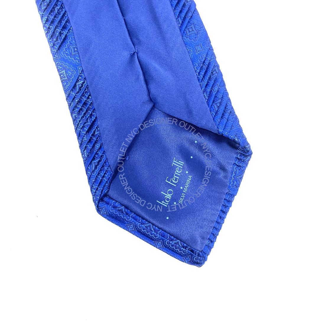 Pleated Italo Ferretti Silk Tie