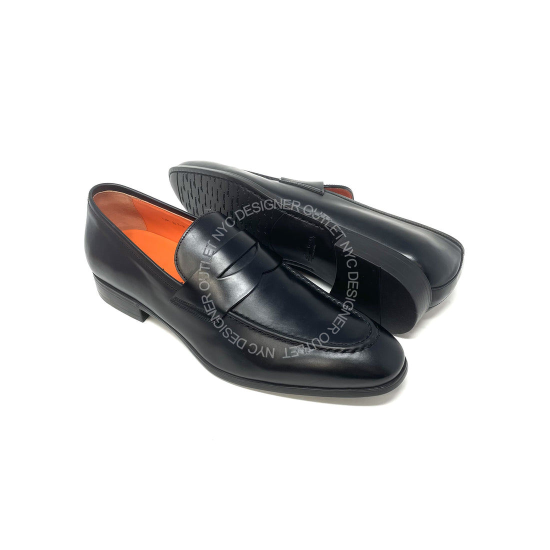 Santoni Mens Penny Loafers