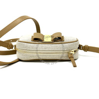 Ferragamo Leather Purse With Strap