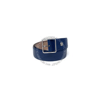 Ferragamo Blue Leather Belt