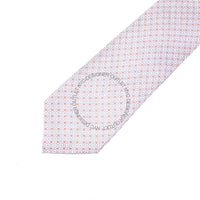 Pink Patterned tie on a white background