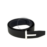Tom Ford Black/Navy Reversible Leather Belt