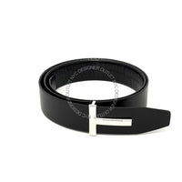 Tom Ford Black/Black Reversible Leather Belt