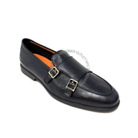 Santoni Mens Double Monk-Strap