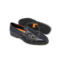 Santoni Mens Double Monk-Strap