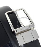 Santoni Leather Reversible Adjustable Belt