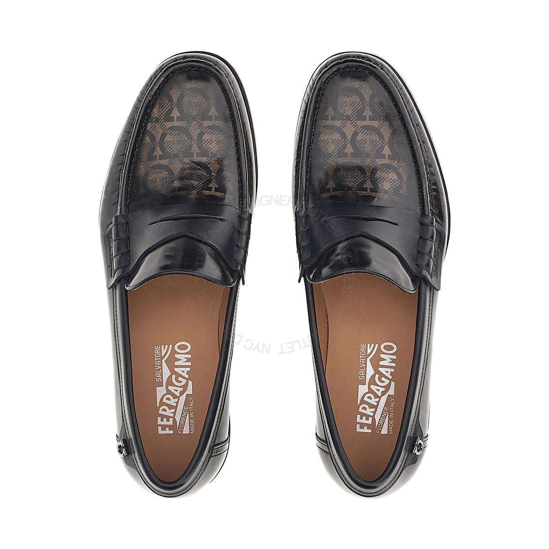 Ferragamo Port Smoke Moccasins