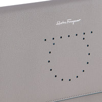 Ferragamo Leather Wallet w/ Strap
