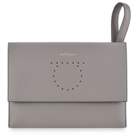 Ferragamo Leather Wallet w/ Strap