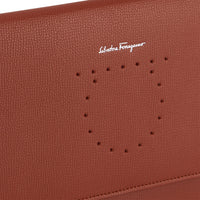 Ferragamo Leather Wallet w/ Strap