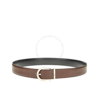 Ferragamo Black/Brown Leather Adjustable belt