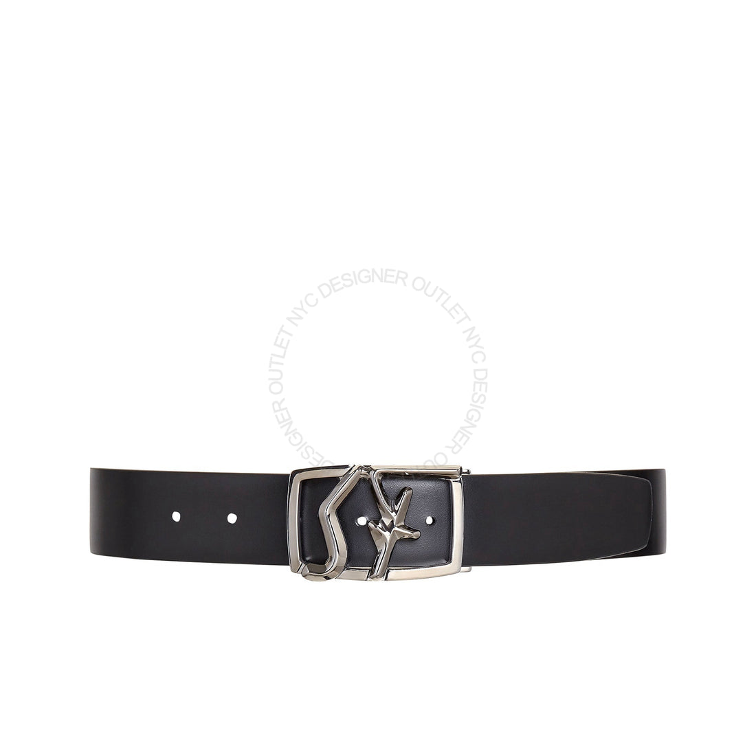 Ferragamo Black/Brown Leather Adjustable & Reversible belt