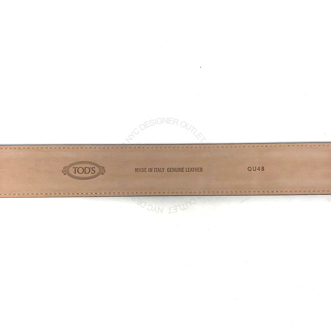 Men's Tod's Navy Leather adjustable belt