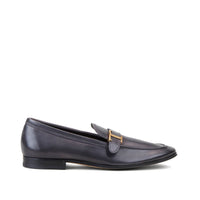 Tod's Gold T Logo Dress Shoes