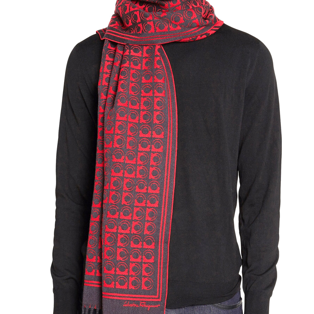 Ferragamo Mens Scarf