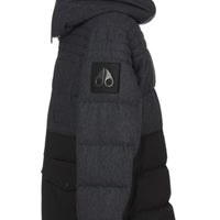 Men's Moose Knuckles Flemington Jacket - Charcoal Melange