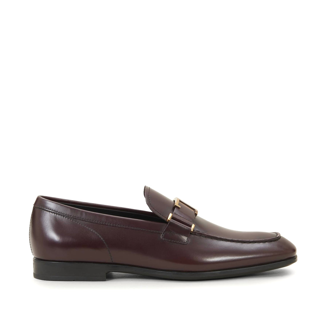 Tod's Gold T Logo Dress Shoes