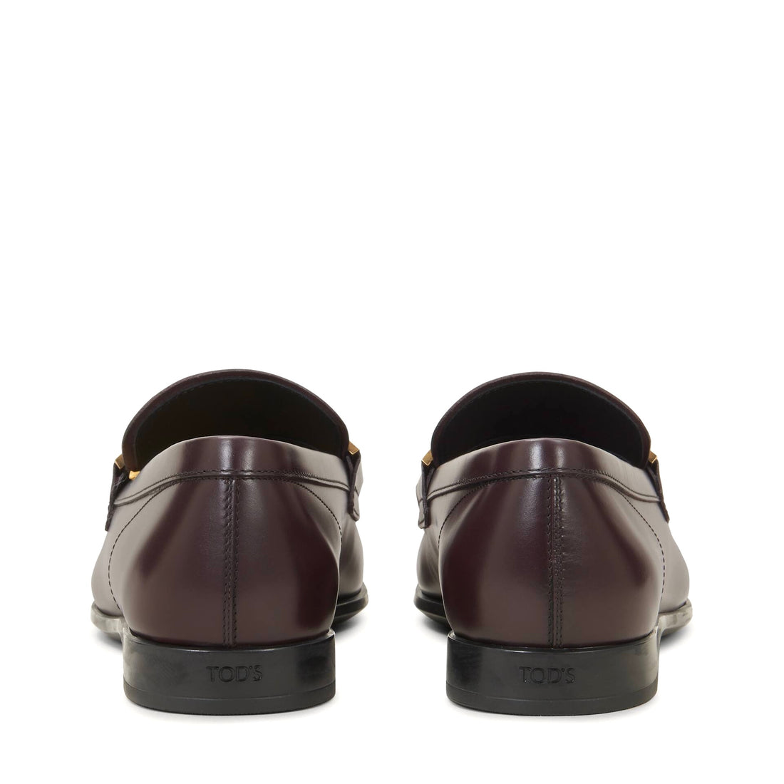 Tod's Gold T Logo Dress Shoes