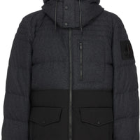 Men's Moose Knuckles Flemington Jacket - Charcoal Melange