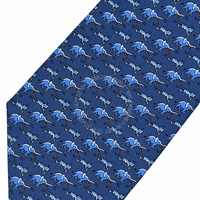 Hermes Silk Tie