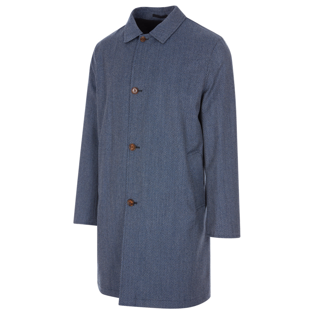 Kired By Kiton Blue/Black Reversible Coat