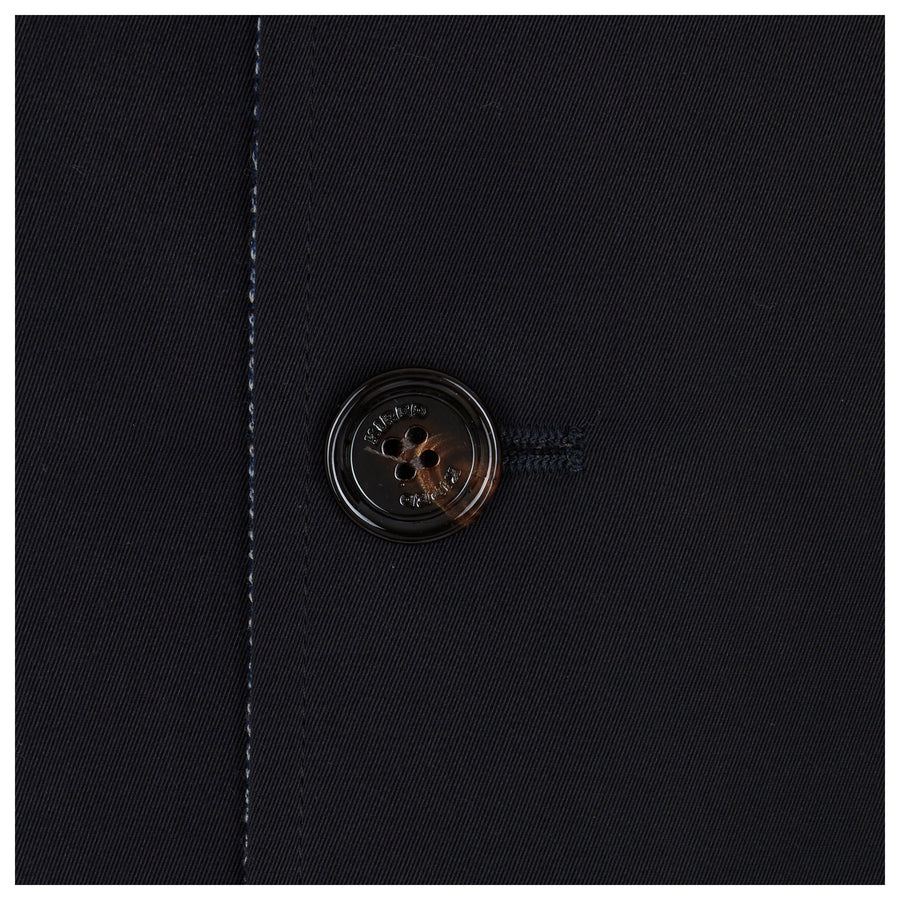 Kired By Kiton Blue/Black Reversible Coat