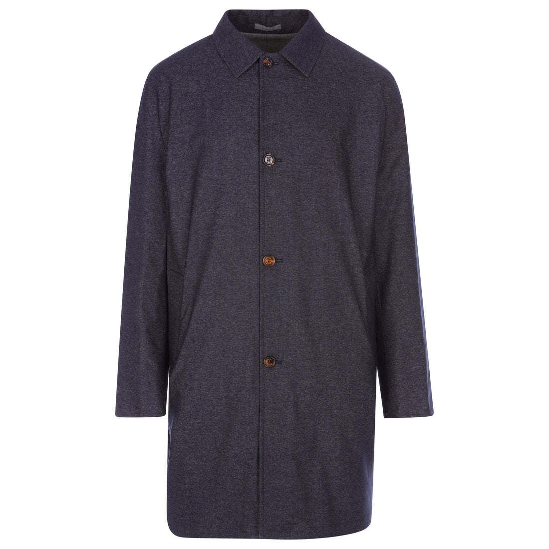 Kired By Kiton Blue/Grey Reversible Coat