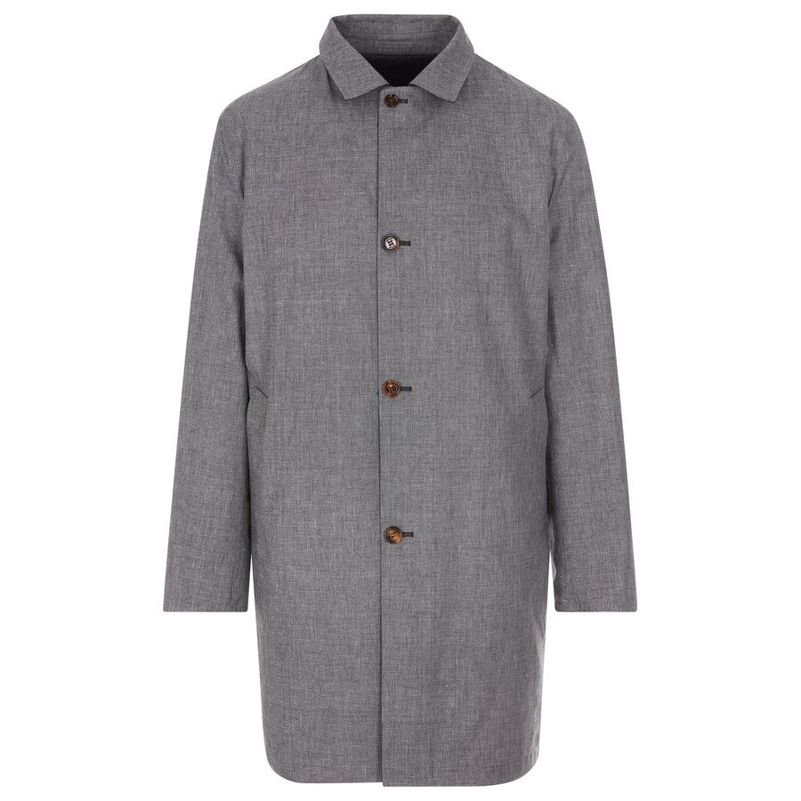 Kired By Kiton Blue/Grey Reversible Coat