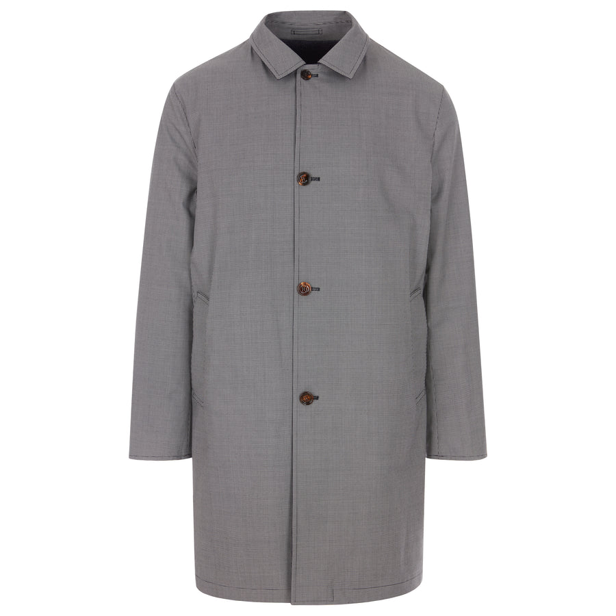 Kired By Kiton Blue/Grey Reversible Coat