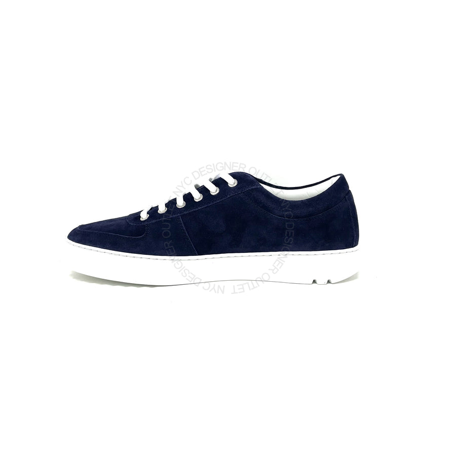 Ferragamo Scuby 5 Navy Sneakers