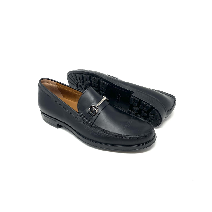 Bally Mens Leather Loafer