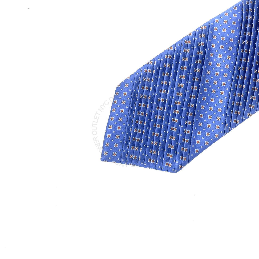 Mens Pleated Silk Tie