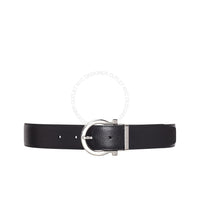 Ferragamo Black/Brown Leather Adjustable Belt